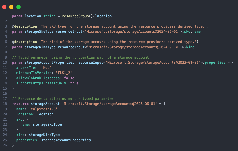 Resource Derived Types