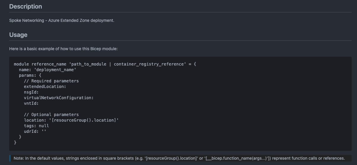Usage and Description