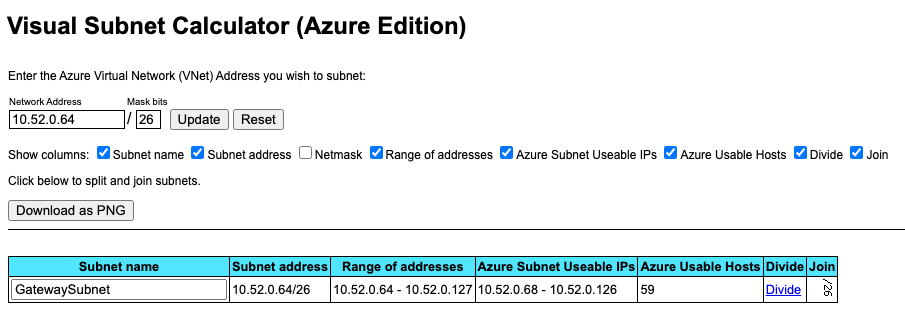 Subnet Calculator